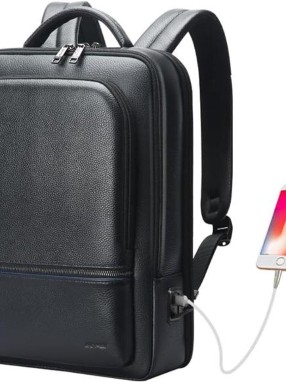 Genuine Leather Backpack for Men Multi-Function 15.6inch Laptop Premium Rucksack